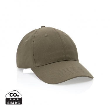 Logo trade advertising products picture of: Impact 6 panel 190gr Recycled cotton cap with AWARE™ tracer