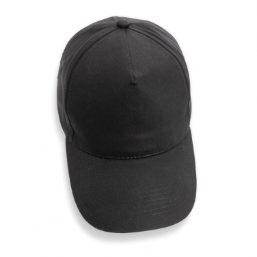 Logo trade promotional giveaways picture of: Impact 5 panel 190gr Recycled cotton cap with AWARE™ tracer