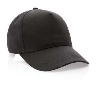 Logotrade promotional product image of: Impact 5 panel 190gr Recycled cotton cap with AWARE™ tracer