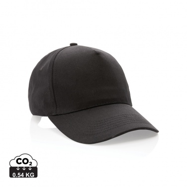 Logotrade promotional giveaways photo of: Impact 5 panel 190gr Recycled cotton cap with AWARE™ tracer