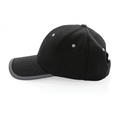 Logo trade promotional items image of: Impact AWARE™ Brushed rcotton 6 panel contrast cap 280gr