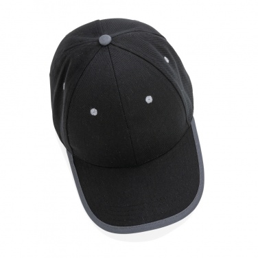 Logotrade corporate gift image of: Impact AWARE™ Brushed rcotton 6 panel contrast cap 280gr