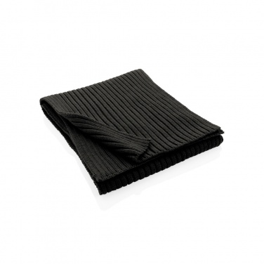 Logo trade promotional merchandise picture of: Impact AWARE™ Polylana® knitted scarf 180 x 25cm