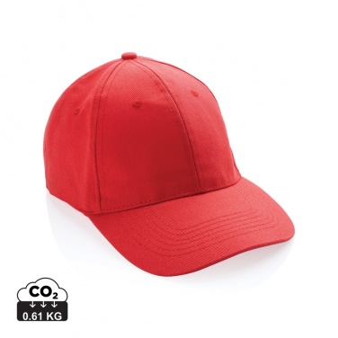 Logo trade advertising products picture of: Impact 6 panel 280gr Recycled cotton cap with AWARE™ tracer