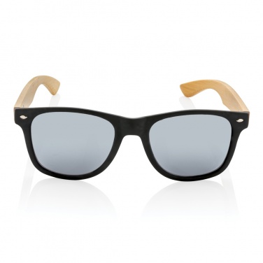 Logo trade promotional products image of: Bamboo and RCS recycled plastic sunglasses