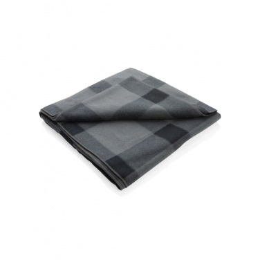Logo trade promotional gifts picture of: Soft plaid fleece blanket