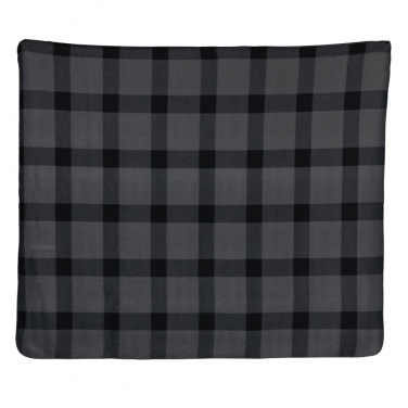 Logotrade corporate gift picture of: Soft plaid fleece blanket