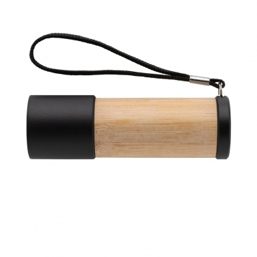 Logo trade promotional giveaway photo of: Bamboo and RCS certfied recycled plastic torch