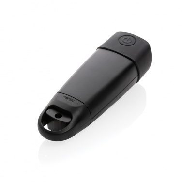 Logotrade promotional gift picture of: Lightwave RCS rplastic USB-rechargeable torch with crank
