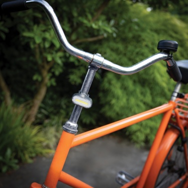 Logo trade business gift photo of: Lumino RCS recycled plastic USB re-chargeable bike light set