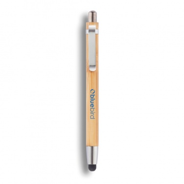Logo trade corporate gifts image of: Bamboo stylus pen