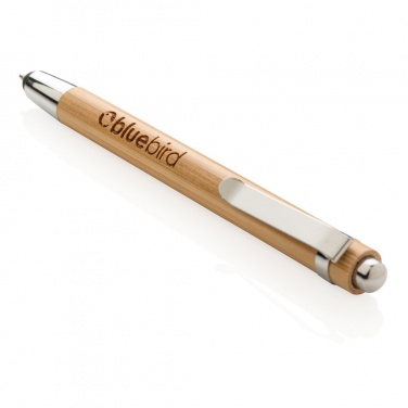 Logotrade promotional item image of: Bamboo stylus pen