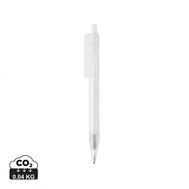 Logotrade promotional items photo of: GRS RPET X8 transparent pen