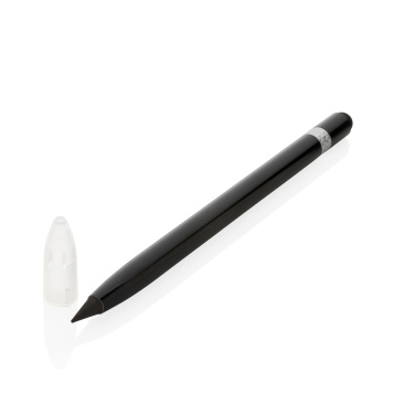 Logo trade advertising products image of: Aluminum inkless pen with eraser