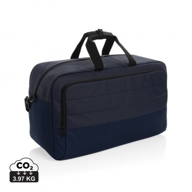 Logo trade corporate gifts picture of: Armond AWARE™ RPET weekend duffel bag