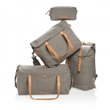 Logotrade advertising product image of: Canvas laptop bag PVC free