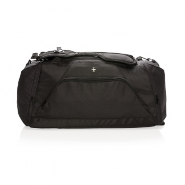 Logo trade advertising product photo of: Swiss Peak RFID sports duffel & backpack