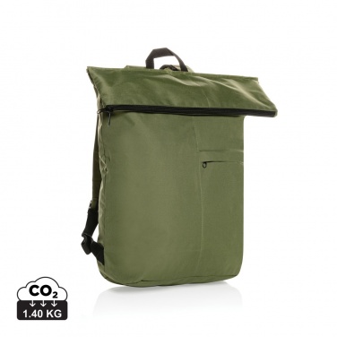 Logo trade business gift photo of: Dillon AWARE™ RPET lightweight foldable backpack