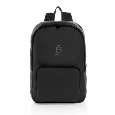 Logotrade promotional item picture of: Dillon AWARE™ RPET foldable classic backpack