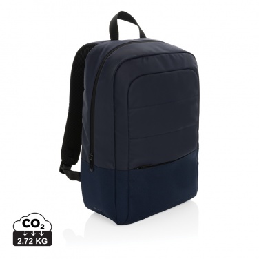 Logo trade business gifts image of: Armond AWARE™ RPET 15.6 inch standard laptop backpack