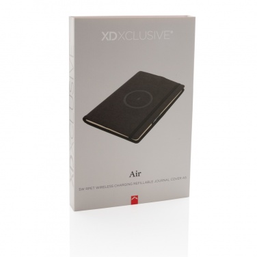 Logotrade promotional item image of: Air 5W wireless charging refillable journal cover A5