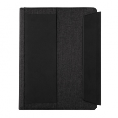 Logo trade promotional product photo of: Fiko 5W wireless charging portfolio A4 with powerbank