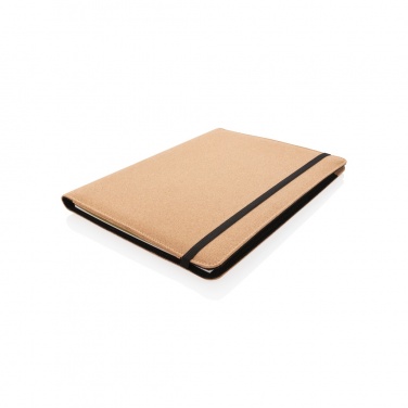 Logotrade promotional merchandise picture of: Deluxe cork portfolio A4 with pen