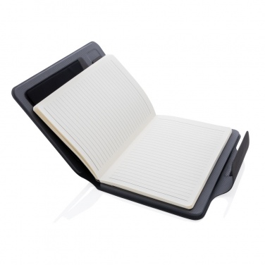 Logo trade promotional items picture of: Artic Magnetic 10W wireless charging A5 notebook
