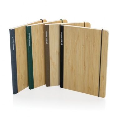 Logotrade promotional gift image of: Scribe bamboo A5 Notebook
