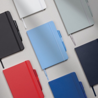 Logo trade promotional products picture of: Sam A5 RCS certified bonded leather classic notebook