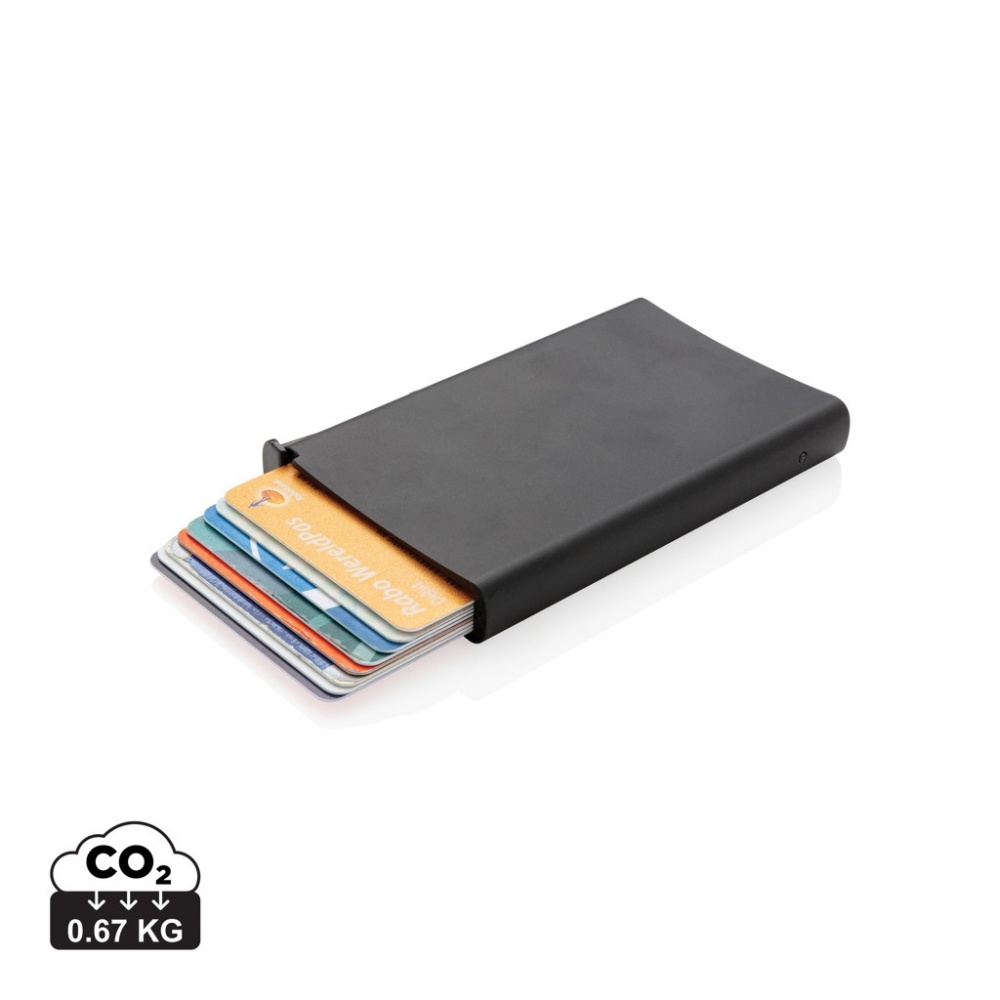 Logo trade promotional item photo of: Standard aluminium RFID cardholder