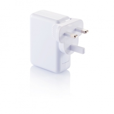 Logotrade business gifts photo of: Travel plug with 4 USB ports