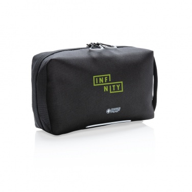 Logo trade business gifts image of: Swiss Peak AWARE™ tech pouch PVC free