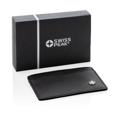Logo trade promotional giveaways image of: RFID anti-skimming card holder