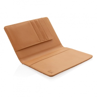 Logo trade promotional item photo of: Cork secure RFID passport cover