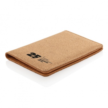 Logo trade promotional item photo of: Cork secure RFID passport cover