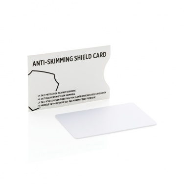 Logo trade promotional items image of: Anti-skimming RFID shield card with active jamming chip