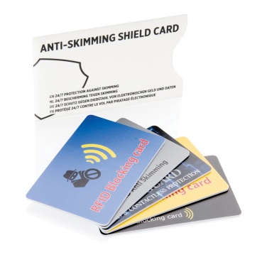 Logotrade business gifts photo of: Anti-skimming RFID shield card with active jamming chip