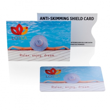 Logotrade corporate gift picture of: Anti-skimming RFID shield card with active jamming chip
