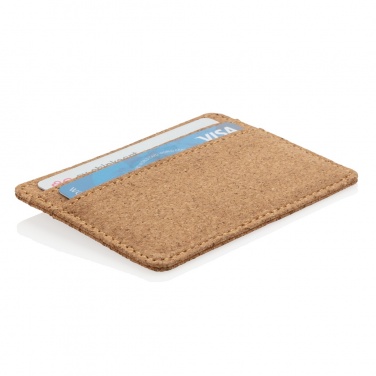 Logotrade promotional product image of: Cork secure RFID slim wallet