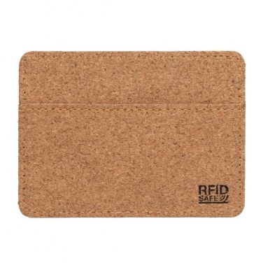 Logo trade promotional merchandise image of: Cork secure RFID slim wallet
