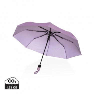 Logo trade promotional items image of: 21" Impact AWARE™ 190T mini auto open umbrella