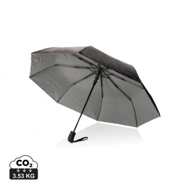 Logo trade promotional products picture of: 21" Impact AWARE™ RPET 190T Pongee dual colour mini umbrella