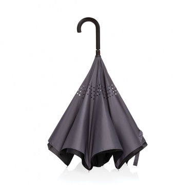 Logo trade promotional products picture of: 23" Impact AWARE™ RPET 190T reversible umbrella