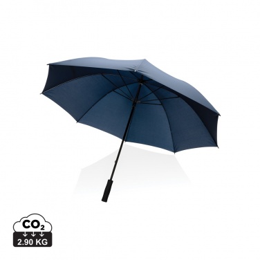 Logo trade advertising products image of: 30" Impact AWARE™ RPET 190T Storm proof umbrella