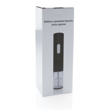 Logo trade corporate gifts image of: Electric wine opener - battery operated