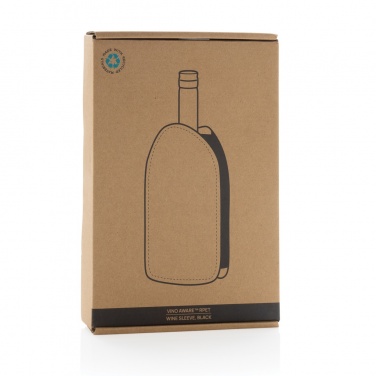 Logo trade corporate gift photo of: Vino AWARE™ RPET wine cooler sleeve