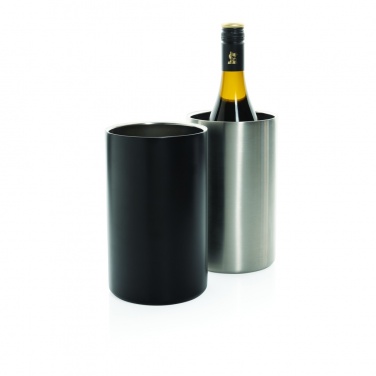 Logo trade promotional gifts picture of: Vino RCS certified recycled stainless steel wine bucket