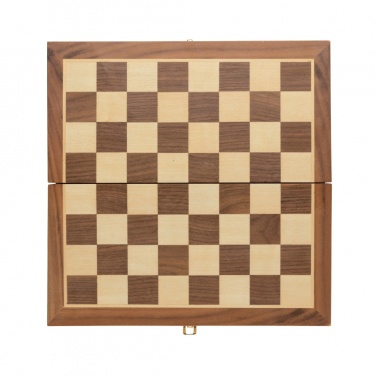 Logotrade promotional product image of: Luxury wooden foldable chess set