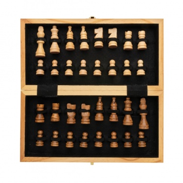 Logotrade advertising product image of: Luxury wooden foldable chess set
